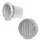 thumbnail image 2 of Cubierta de ventilación de rejilla redonda de salida de aire de salida de tubo de acero inoxidable de 100 mm/150 mm(100 mm), 2 of 8
