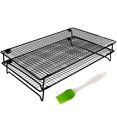 thumbnail image 1 of Wire Rack for Baking Sheet Carbon Steel Cooling Rack Professional Bakers Non-stick 1 Set, 1 of 5
