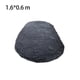 thumbnail image 4 of Ounissouiy Manta ovalada, alfombrilla de suelo lavable Universal grande, alfombra decorativa moderna resistente a los deslizamientos, puerta del balcón del Decoración del hogar Negro 1.6*0.6 metros Ounissouiy HA071454-05, 4 of 5