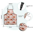 thumbnail image 7 of Halloween Cute Icons on Pink Pattern Kids Aprons for Girls and Boys,Adjustable Neck Strap Toddler Aprons for Kids Cooking Baking,23.6"x19", 7 of 7