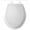 White, variant on 14.375 in.W Lift-Off Round Closed Front Toilet Seat in White