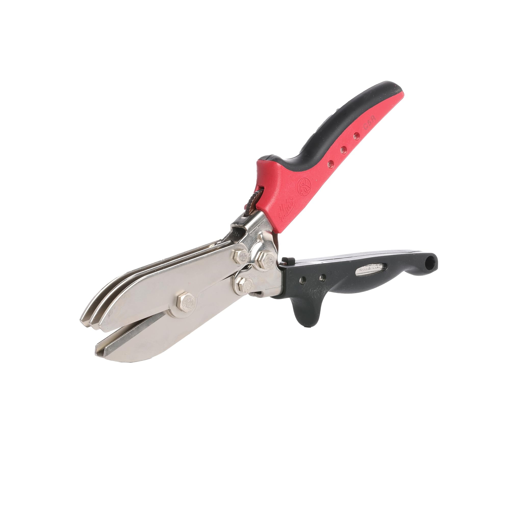 Malco C5R 5-Blade Crimping Tool – Creates Leak-Proof Crimps on Round Duct & Stove Pipe, Compound Leverage, Ergonomic Handles