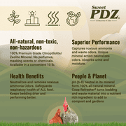 Sweet PDZ COOP REFRESHER Chicken Coop Refresher, 10 Lbs. - Quantity 1