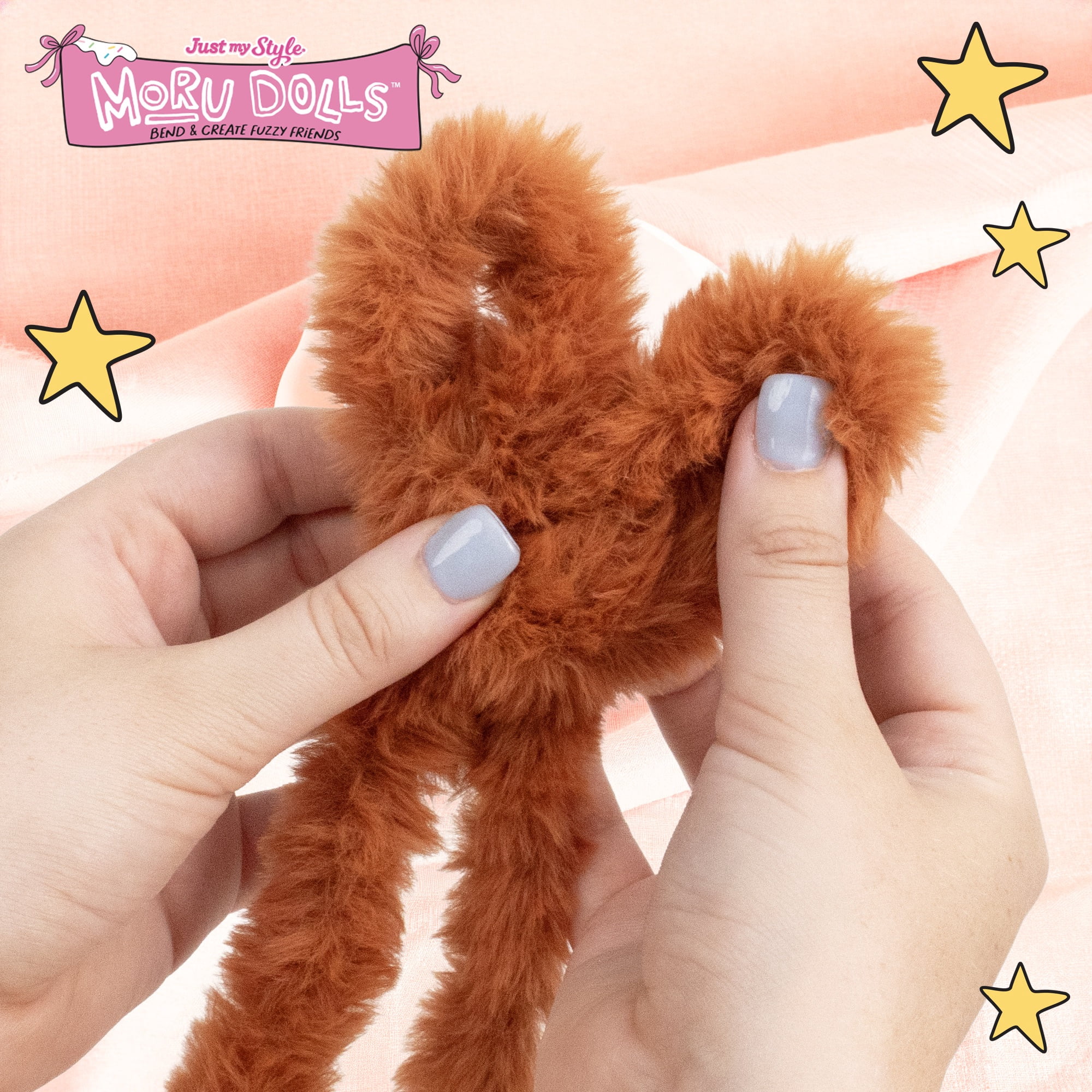 Just My Style Moru Dolls Puppies Kit - Create Two Fuzzy Adorable Characters