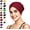 1pc-burgundy, variant on Soft Stretch Turban Cap for Women,Breathable Thin Cooling Skull Caps,Anti-Slip Fit,Hair Volume Concealer,Suitable for running(white)