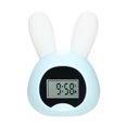 thumbnail image 1 of Reloj despertador con luz para niños Lindo, despertador de conejo Reloj USB LED Despertador Despertador Creativo Conejo lámpara de noche con luz despertador, despertador digital silencioso con función de repetición Zhivalor OTTO-LD-2035772-2, 1 of 6