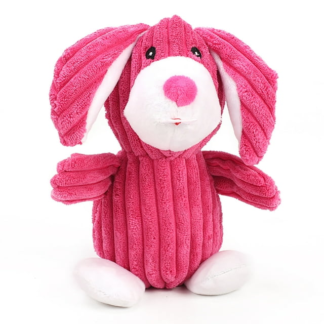 Pet Plush Toy Creative Animal Shape Interactive Dog Teething Toy Pet Squeaky Toy