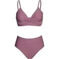 thumbnail image 3 of Maillot de Bain une Pièce pour Femme à Volants, Lacé, Tenue de Plage, Contrôle du Ventre, Costume de Bain, 3 of 4