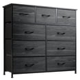thumbnail image 1 of Dresser for Bedroom,9-Drawer Dresser for Nursery, Entryway, Closets,Tall Chest of Drawers with Steel Frame, Wood Top, 1 of 6