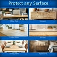 thumbnail image 4 of Mainstays Clear Table Protector 60" x 84" Rectangle, 4 of 9
