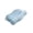 Light Blue, variant on Ergonomic Cervical Support Pillow, Slow Rebound Memory Foam Neck Pillow for Side Sleepers, Contoured Pillow for Neck Pain Relief Washable 20"x17"x4" Pink