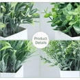 thumbnail image 4 of 2Pcs/3Pcs/4Pcs Fake Plants Potted Small Artificial Plants Indoor Faux Plants in White Pot Greenery for Home Office Bedroom Desk Bathroom Shelf Farmhouse Decoration, 4 of 9