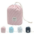 thumbnail image 2 of Drawstring Makeup Bag Portable Travel Storage Bag Cosmetic Organizer for Women, 2 of 9