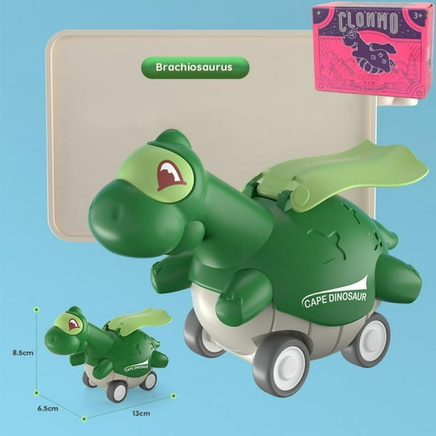 Dinosaur Truck Toys for 3 Year Old Boys, Press Down Dinosaurs Toy Cars