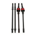 thumbnail image 2 of RC Drive Shaft CVD Set, Wear Resistant Adjustable Reliable Front Rear Axle CVD Straight Drive  For Axial SCX10 For 1/10 RC Car ANGGREK Rojo, 2 of 8
