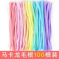 Gratier Pipe Cleaners Chenille Stem - 100pcs Multicolor Twisted Sticks - Fluffy Pipeline Sticks - Pipe Cleaner Crafts - For Creative Projects DIY Craft