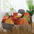 thumbnail image 3 of Yayeee Tablecloths 60" x 90" Rectangle Wrinkle Resistant Party Table Cover, Colorful Leaves, 3 of 8