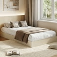 thumbnail image 4 of Wood Bed Frame, Fluted Wooden Platform Bed, Easy Assembly, No Box Spring Needed, Noise Free, 4 of 10