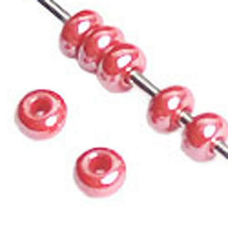 10/0 Pearl - 10/0 Pearl Red Czech Seedbead 40 grams