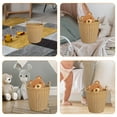 thumbnail image 5 of Plastic Woven Laundry Basket, Portable, Foldable, Imitation Rattan, Large Capacity, Ideal For Minimal Spaces, 5 of 6