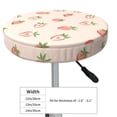 thumbnail image 4 of Fotbe Strawberries Stool Covers Round,Waterproof Round Bar Stool Covers Bar Chair Covers Washable Stool Cushion Slipcover for 12-14 Inch Chair-13 inch, 4 of 7