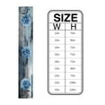 thumbnail image 5 of Dahlia Oil Painting Abstract Texture Plant Flower Blue Table Runner Home Wedding Table Mat Centerpieces Decor Dining Tablecloth, 5 of 6
