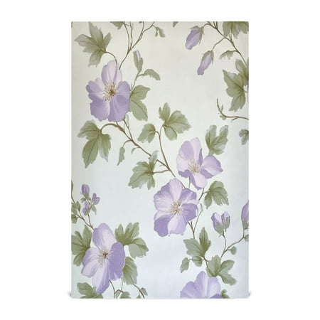 

6-Pack Decorative Kitchen Towels - Absorbent Dish Cloths 28x18 Inches Quick-Dry Polyester with Hanging Loop，Floral Pattern