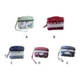 thumbnail image 2 of ziyahi Tissu Rural Petit, Motif en Toile Petit style Rural Facile à Transporter style Clé Petit Motif Rural Portefeuille Portefeuille Baolan, 2 of 6