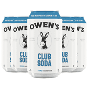 Owen’s Craft Mixers Club Soda HandA with Premium Ingredients Vegan & Gluten-Free Soda Mocktail and Cocktail Mixer