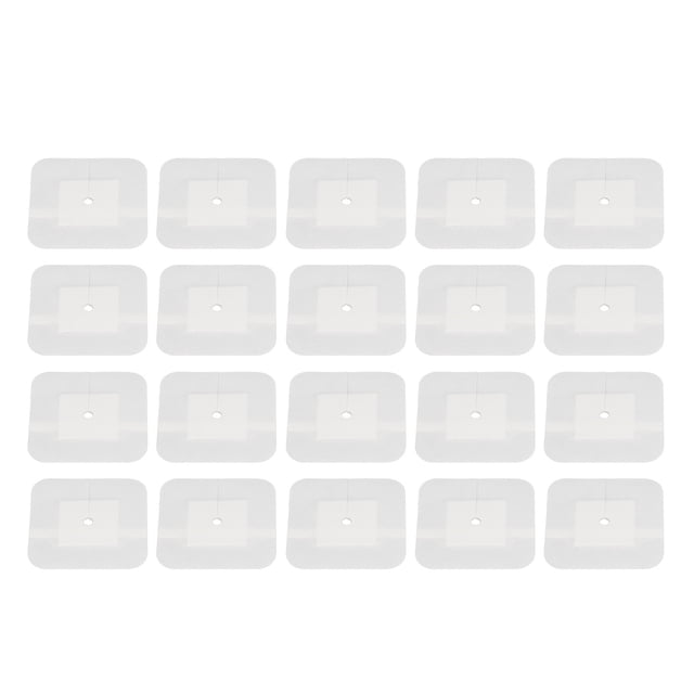 Split Drain Adhesive Bandage, G Tube Pads Holder 20 Sheets Thickened Inner Core Cotton Wide Application for Home