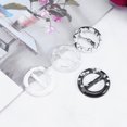 thumbnail image 6 of OUNONA 4 Pcs Round Resin Shirt Clips for Clothing Use Assorted Color Smooth Durable with 2 5cm Diameter, 6 of 6
