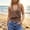 Coffee, variant on Women Backless Halter Tops Sexy Sleeveless Deep V Neck Ruched Wrap Crop Tank Summer Going Out Top Ruched Halter Crop Tops Open Back Sleeveless Camisole Crop Top Concert Summer