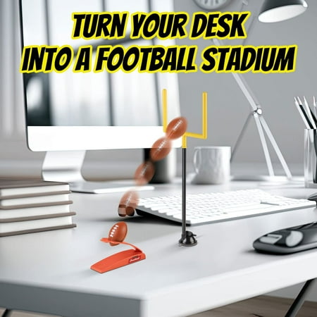 UPC: 0738223054622 | Desktop Games Mini Football Games – Office Desk Toys For Office For Adults – Mini Footballs Party Favors Challenge a friend or Play solo – Superbowl Party Games – No Batteries Needed