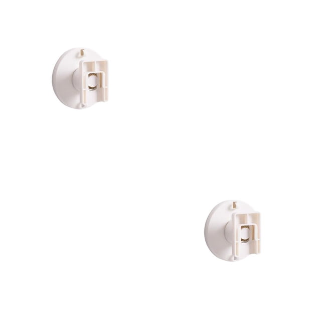 Scienceny Soporte para toma de corriente, montaje en pared de 360 grados, enrutador ajustable, soporte para mando a distancia, colgador, organizador Blanco 2piezas Scienceny CBP493869
