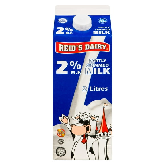 Reid's Dairy - 2% M.F. Partly Skimmed Milk, 2 L