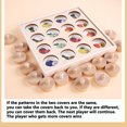 thumbnail image 3 of Partheme Novelty Toys 2 Counts Wooden Memory Children's Educational Memory Pairing Table Game Toy Beige, 3 of 8