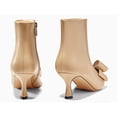 thumbnail image 3 of Women  Rhinestone Bow Ankle Boots   Pointed-Toe, Low Kitten Heel, Stylish Formal Booties, 3 of 3