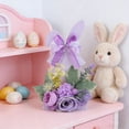 thumbnail image 5 of Bunny Topiary, Easter Wood Decor Rattan Rabbit Spring Indoor Decor Easter Trees Pink Valentines Saint Patrick’ S Day Bunny for Home, Home Indoor Brass Rabbit Figurine Spring, 5 of 7