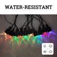 thumbnail image 3 of Hanging Outdoor Projector String Lights 10 Colored Decorative LED Waterproof Patio Lights Outdoor Café Patio Lights for Bistro Garden, 3 of 7