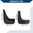 thumbnail image 3 of Guardabarros de barro únicos Bargains con accesorios de montaje para Renault Fluence 2011-2016, guardabarros delanteros y traseros, 1 conjunto, 3 of 6