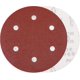 thumbnail image 1 of Disco de lijado 225 mm P120 Grano 6 agujeros Discos de gancho y bucle, 30 almohadillas de papel de lija redondas para lijadora de paneles de yeso, lijadora de jirafa, lijadora de pared Banban,, kaili Sencillez, 1 of 5
