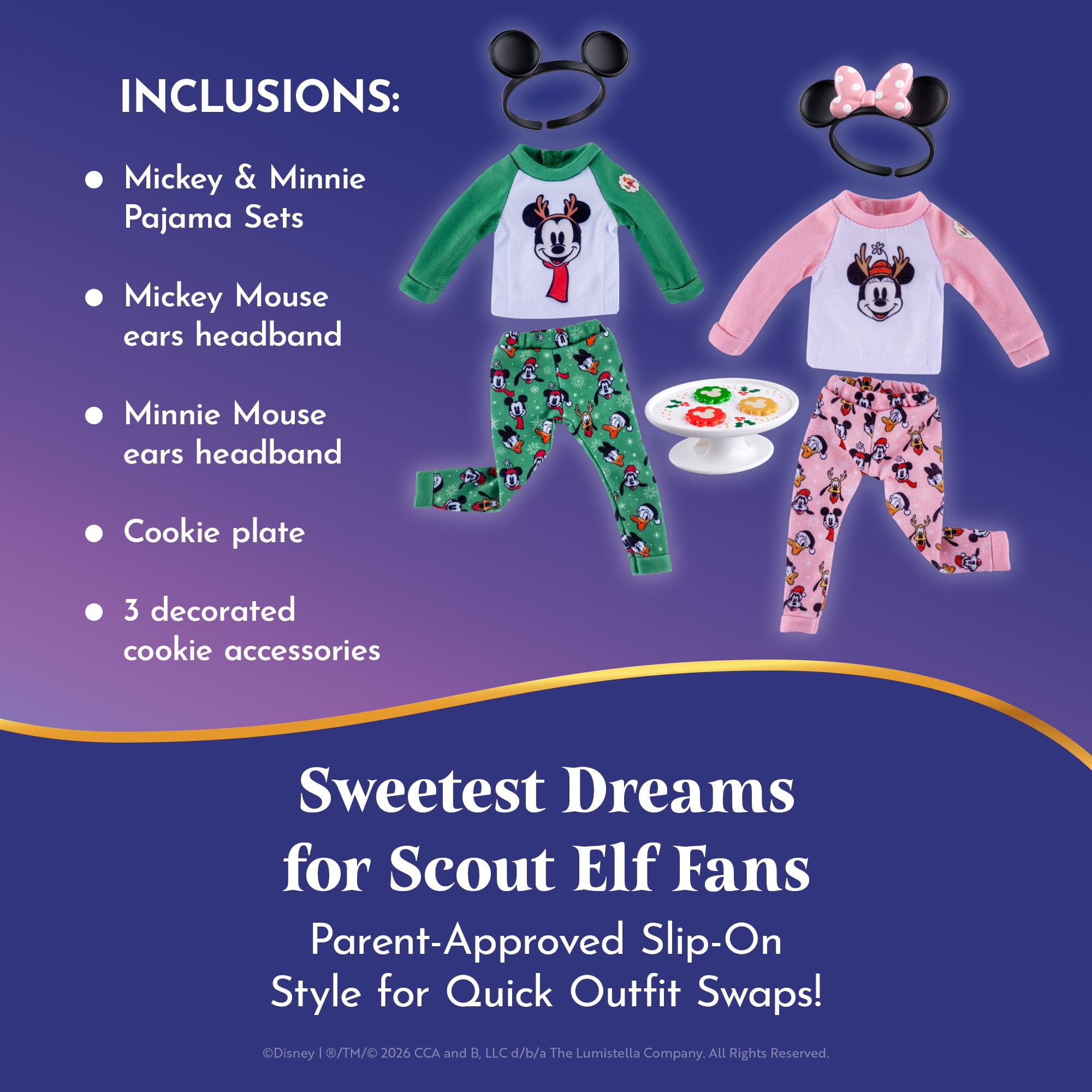 Claus Couture® Cookies for Santa Elf PJ Set