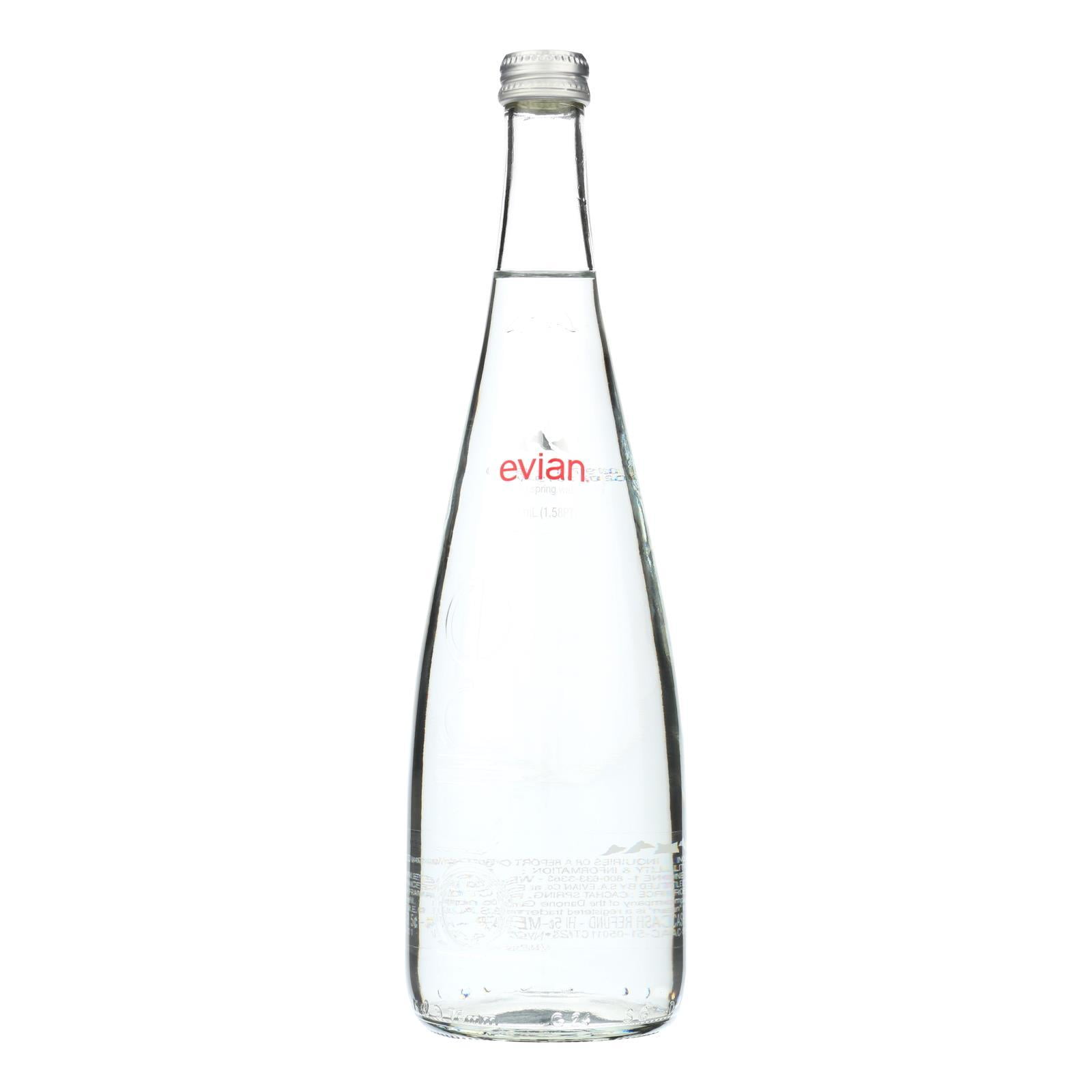 Evian Spring Water Case of 12 25.4 FZ