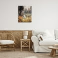 thumbnail image 2 of Stupell Industries Ghost in Peaceful Flower Meadow Landscape & Nature Painting Wrapped Canvas Canvas Art Print Wall Art, 24 x 30, 2 of 7