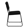 thumbnail image 3 of Flash Furniture Hercules Series Capacity High Density Black Fabric Stacking Chair with Sled Base, 3 of 9