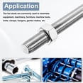 thumbnail image 4 of Uxcell Fully Threaded Rod M22 x 250 2.5mm Thread Pitch 304 Stainless Steel 2 Pack, 4 of 5