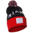 thumbnail image 3 of American Cities Unisex 3D Embroidered USA City Beanie – Soft Knit Cuffed Winter Hat, One Size, 3 of 3