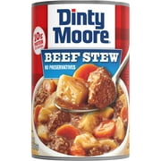 DINTY MOORE Beef Stew with Potatoes & Carrots, Shelf Stable, Packaged Meals, 15 oz Steel Can