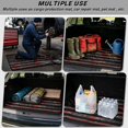 thumbnail image 3 of XYZCANDO Red Camo Flag Car Trunk Mat 29" x 39", Polyester Stitched Edge Cargo Liner, Waterproof Non-Slip Rear Trunk Mat for Sedans, SUVs & Outdoor Use, 3 of 7