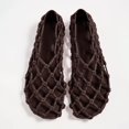 thumbnail image 3 of Zapatillas de ballet Oakmoo Brown Jelly Mesh para mujer, 3 of 5